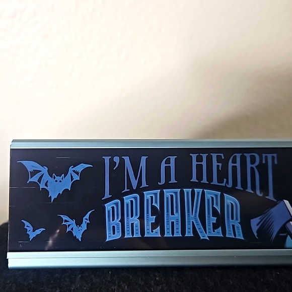 Disney Parks Haunted Mansion Desk Plates of Hot Head & Heart Breaker. - Picture 6 of 12